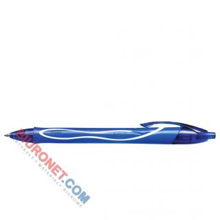 Długopis żelowy Bic Gelocity Quick Dry, automatyczny  niebieski