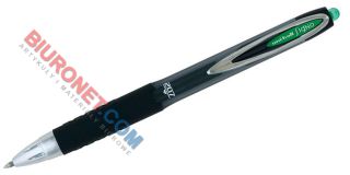 Długopis żelowy Uni Signo UMN-207 0.4 mm, automatyczny zielony