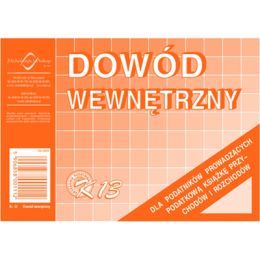 Dowód wewnętrzny A6, 50 kartek, offsetowy druk Michalczyk i Prokop K13 50 kartek