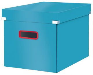 Duże pudełko archiwizacyjne do przechowywania Leitz Click & Store Cosy, sześcian morski niebieski