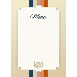 Dyplom ozdobny Menu A4, papier satynowany 170g 25 arkuszy