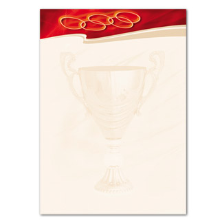 Dyplom ozdobny Sport A4, papier satynowany 170g 25 arkuszy