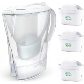 Dzbanek filtrujący Brita Marella 2,4L + 3 filtry Maxtra Pro Pure Performance biały