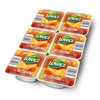 Dżem Łowicz Brzoskwiniowy 25g 6 sztuk