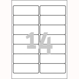 Etykiety adresowe Avery Zweckform, papierowew, białe, 100 arkuszy A4 99,1 x 38,1 mm