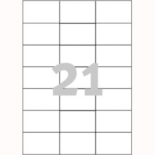 Etykiety uniwersalne Avery Zweckform, papierowe białe, 100 arkuszy A4 70 x 42,3 mm