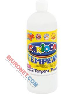 Farba plakatowa Carioca Tempera wodna 1000ml biała