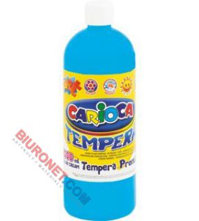 Farba plakatowa Carioca Tempera wodna 1000ml błękitna