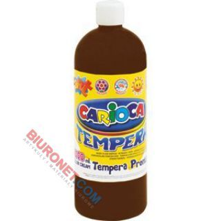 Farba plakatowa Carioca Tempera wodna 1000ml brązowa