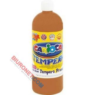 Farba plakatowa Carioca Tempera wodna 1000ml jasno brązowa