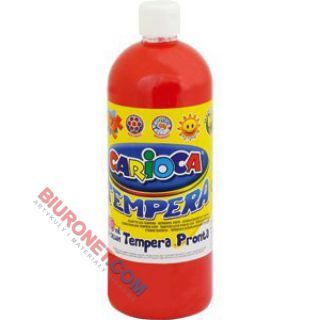 Farba plakatowa Carioca Tempera wodna 1000ml czerwona