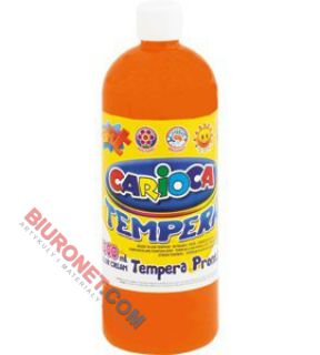 Farba plakatowa Carioca Tempera wodna 1000ml pomarańczowa
