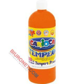 Farba plakatowa Carioca Tempera wodna 1000ml pomarańczowa