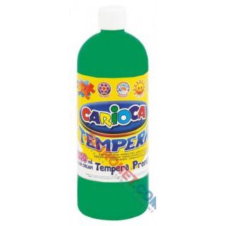 Farba plakatowa Carioca Tempera wodna 1000ml zielona