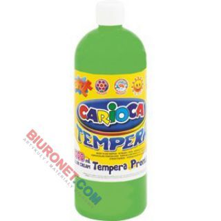 Farba plakatowa Carioca Tempera wodna 1000ml jasno zielona