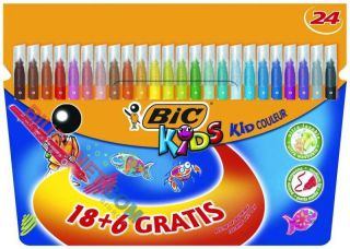 Flamastry szkolne Bic Kids Couleur 18 kolorów