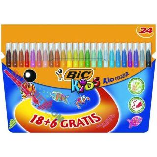 Flamastry szkolne Bic Kids Couleur 18 kolorów