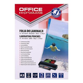 Folia laminacyjna, Office Products A3, 100 szt 100mic