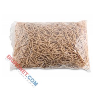 Gumki recepturki Office Products, średnica 100 mm, 60% kauczuku, 1 kg naturalne