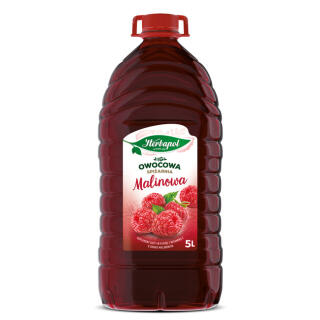 Herbapol Owocowa Spiżarnia Malina 5L, syrop owocowy w dużym opakowaniu 1 sztuka