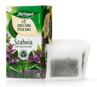 Herbapol Zielnik Polski, herbata ziołowa, 20 torebek szałwia