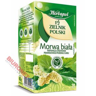 Herbapol Zielnik Polski, herbata ziołowa, 20 torebek morwa biała