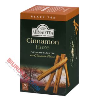 Herbata czarna Ahmad Cinnamon Haze, aromatyzowana 20 torebek w kopertach