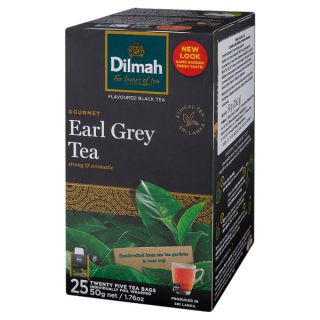Herbata czarna Dilmah Ceylon Earl Grey, aromatyzowana, w kopertach 25 kopert