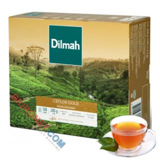 Herbata czarna Dilmah Ceylon Gold, torebki ze sznureczkami 100 torebek