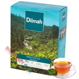 Herbata czarna Dilmah Premium, torebki bez sznurków 100 torebek