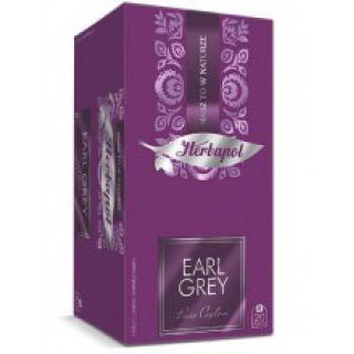 Herbata czarna Herbapol Premium Earl Grey, aromatyzowana, torebki w kopertach 20 kopert