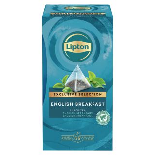 Herbata czarna Lipton Piramidka, ekspresowa, 25 torebek English Breakfast