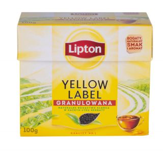 Herbata czarna Lipton, sypana, 100g granulowana
