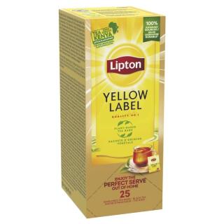 Herbata czarna Lipton Yellow Label, torebki w kopertach 25 kopert
