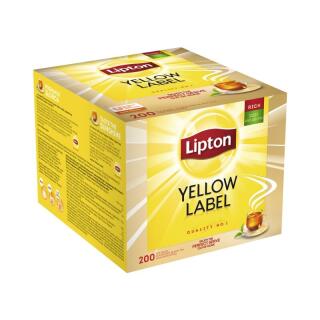 Herbata czarna Lipton Yellow Label, torebki ze sznureczkami 200 torebek