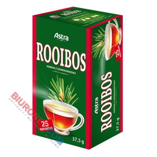 Herbata czerwona Astra Rooibos, w kopertach 25 torebek