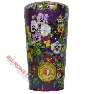 Herbata liściasta Chelton Vase of Pansies, czarna z kawałkami kwiatów i owoców, w puszce 150g