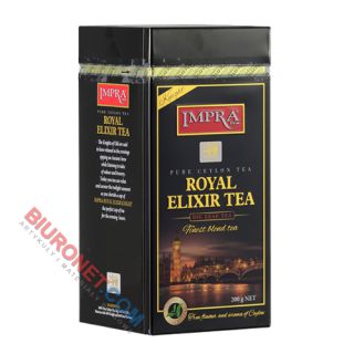 Herbata liściasta Impra Royal Elixir Tea Knight, czarna, w puszce 200g