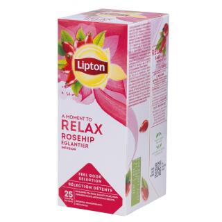 Herbata owocowa Lipton Feel Good Selection Relax Rosehip Dzika Róża, torebki w kopertach 25 kopert