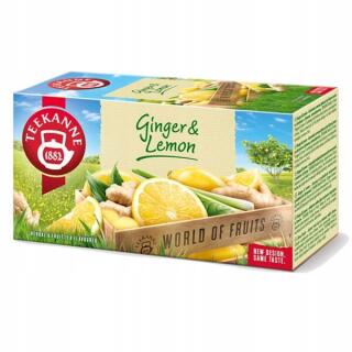 Herbata owocowa Teekanne Ginger & Lemon, torebki w kopertach 20 kopert