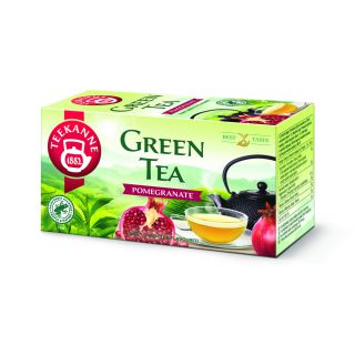 Herbata Teekanne Green Tea, zielona, 20 torebek w kopertach granat