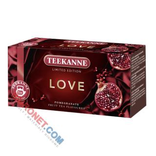 Herbata Teekanne LOVE Limited Edition, owocowa, 20 torebek  w kopertach z granatem