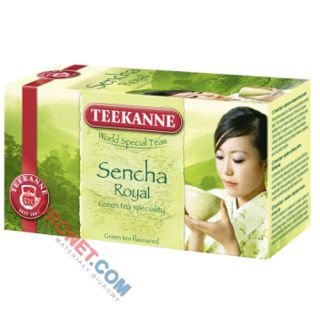 Herbata Teekanne World Special Teas, zielona, 20 torebek w kopertach Sencha Royal