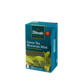 Herbata zielona Dilmah Green Tea Moroccan Mint, ze sznureczkami 20 torebek