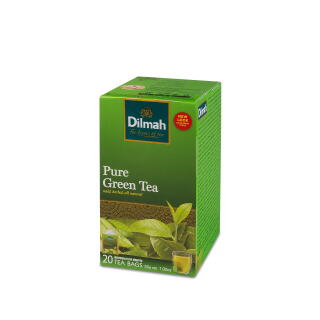 Herbata zielona Dilmah Pure Green Tea, w kopertach 20 kopert