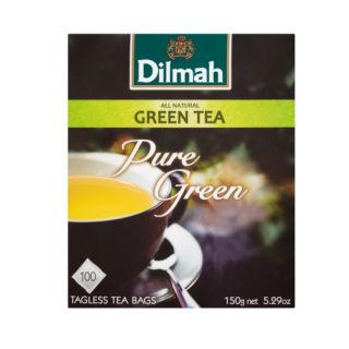 Herbata zielona Dilmah Pure Green, torebki bez sznurków 100 torebek