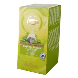 Herbata zielona Lipton Exclusive Selection Sencha, torebki piramidki 25 torebek
