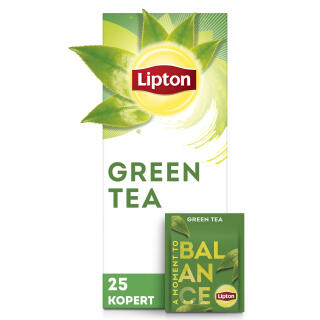 Herbata zielona Lipton Feel Good Selection Balance, torebki w kopertach 25 kopert
