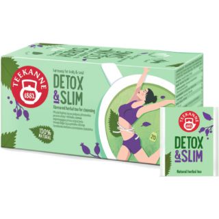Herbata ziołowa Teekanne Detox & Slim Marakuja, funkcyjna, torebki w kopertach 20 kopert