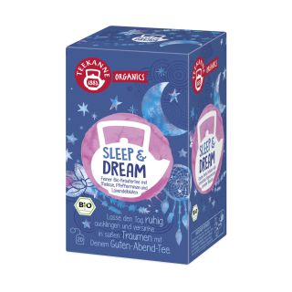 Herbata ziołowa Teekanne Organics Sleep & Dream, funkcyjna, torebki w kopertach 20 kopert